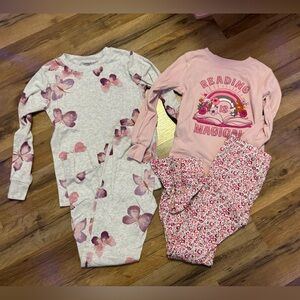 Carter's girls pajamas size 7 sets